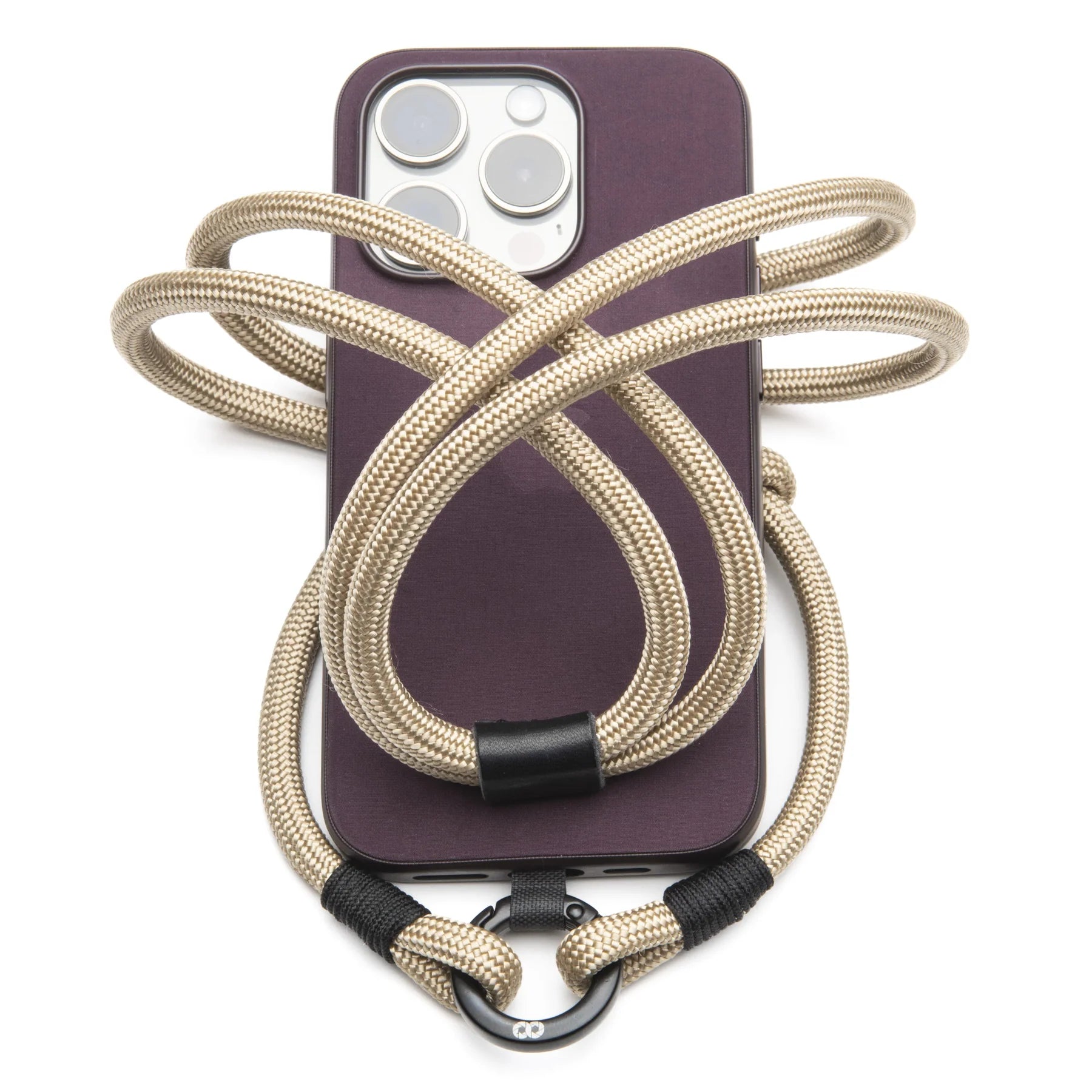 Smartphone Strap with patch - Sand